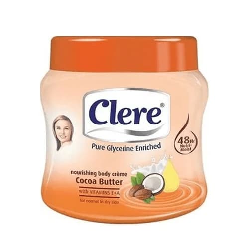 Clere Cocoa Butter Body Cream - 500ml