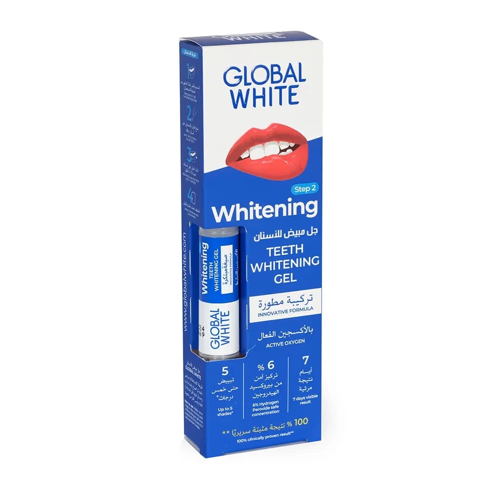 Global white teeth whitening gel - 5ml