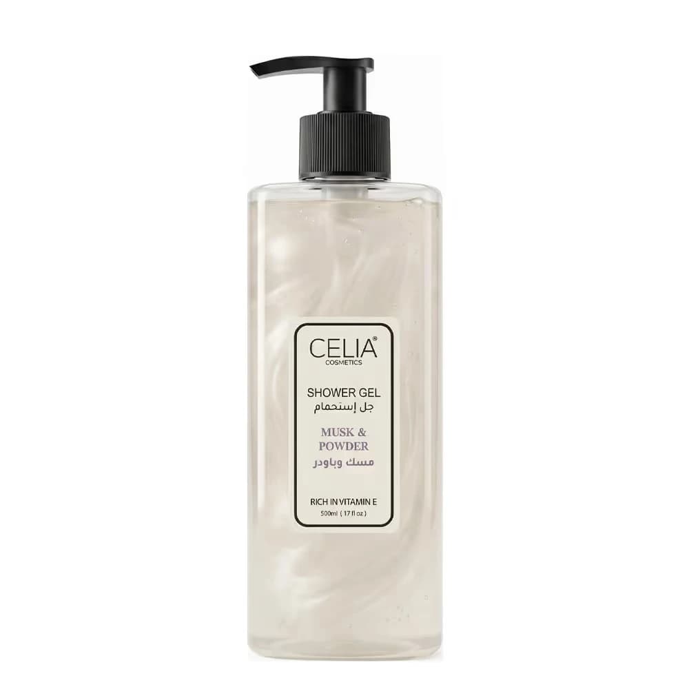 Celia Musk & Powder Shower Gel - 500 ml