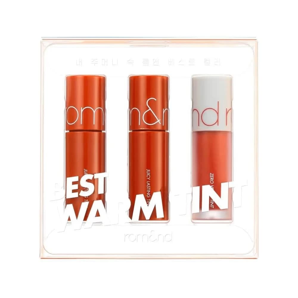 Rom&nd Best Tint Edition 01 Warm Tone Pick Set - 3 Pieces
